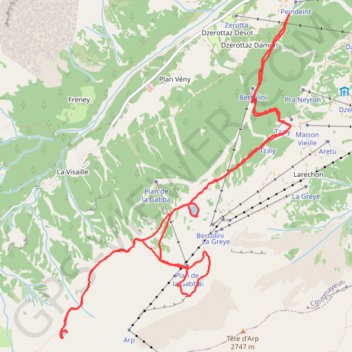 Itinéraire 2023-06-24 14:11:48, distance, dénivelé, altitude, carte, profil, trace GPS