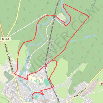 Itinéraire La cascade de Blangy, distance, dénivelé, altitude, carte, profil, trace GPS