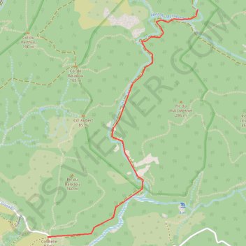 Itinéraire Lac de l'écureuil, distance, dénivelé, altitude, carte, profil, trace GPS