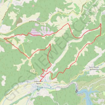 Itinéraire Les Arnavels, distance, dénivelé, altitude, carte, profil, trace GPS