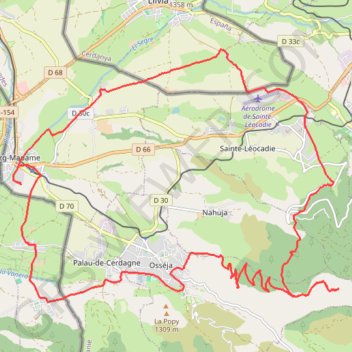 Itinéraire TEST VTT, distance, dénivelé, altitude, carte, profil, trace GPS