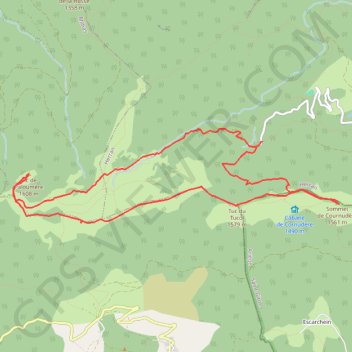 Itinéraire Pic de Paloumere en boucle, distance, dénivelé, altitude, carte, profil, trace GPS