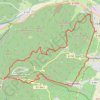 Itinéraire Châtenois - HK 20,4 km 680D+ 28-DEC-17, distance, dénivelé, altitude, carte, profil, trace GPS