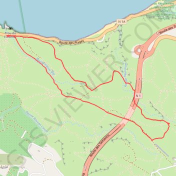 Itinéraire Cap la Houssaye - Héliport, distance, dénivelé, altitude, carte, profil, trace GPS