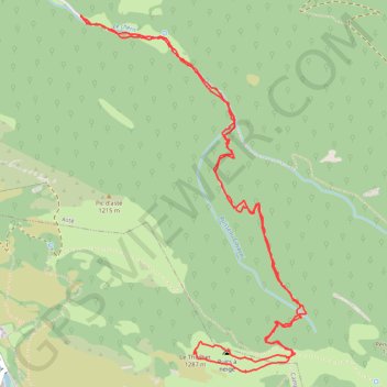 Itinéraire Le Teillet par la fontaine de Crastes, distance, dénivelé, altitude, carte, profil, trace GPS