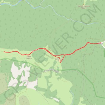 Itinéraire Pic d'Abodi depuis Pikatua, distance, dénivelé, altitude, carte, profil, trace GPS