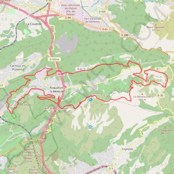 Itinéraire Raid SFR Cassis, distance, dénivelé, altitude, carte, profil, trace GPS