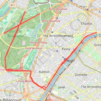 Itinéraire Move, distance, dénivelé, altitude, carte, profil, trace GPS