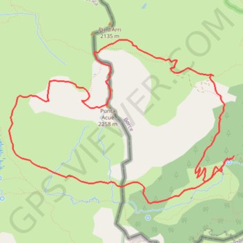 Itinéraire Gabedaille, distance, dénivelé, altitude, carte, profil, trace GPS