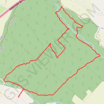 Itinéraire En forêt de Giroussens, distance, dénivelé, altitude, carte, profil, trace GPS