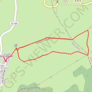 Itinéraire Les Estourels, distance, dénivelé, altitude, carte, profil, trace GPS