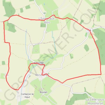 Itinéraire Au-dessus du petit Morin, distance, dénivelé, altitude, carte, profil, trace GPS