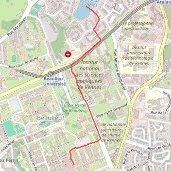 Itinéraire Votre trajet 20240403_163735, distance, dénivelé, altitude, carte, profil, trace GPS