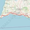 Itinéraire Van Sagres naar Faro (Hostellicious), distance, dénivelé, altitude, carte, profil, trace GPS