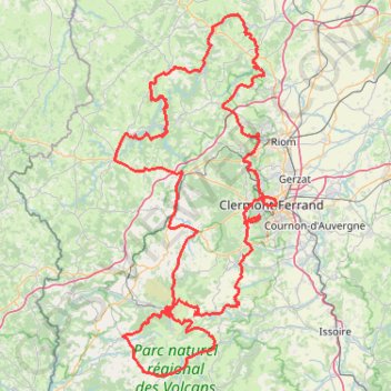 Itinéraire 38_Volcans d'Auvergne11772025, distance, dénivelé, altitude, carte, profil, trace GPS