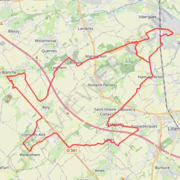 Itinéraire Nouveau parcours, distance, dénivelé, altitude, carte, profil, trace GPS