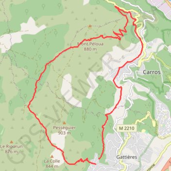 Itinéraire NewTrack, distance, dénivelé, altitude, carte, profil, trace GPS