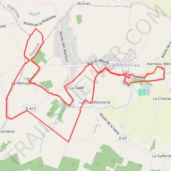 Itinéraire Parcours trail 9km, distance, dénivelé, altitude, carte, profil, trace GPS