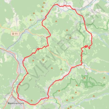 Itinéraire LT ouest, distance, dénivelé, altitude, carte, profil, trace GPS