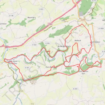 Itinéraire VTT, distance, dénivelé, altitude, carte, profil, trace GPS