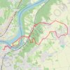 Itinéraire Les Roches de Condrieu (38), distance, dénivelé, altitude, carte, profil, trace GPS