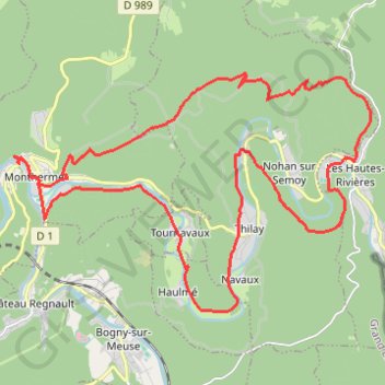 Itinéraire La Lyre, distance, dénivelé, altitude, carte, profil, trace GPS