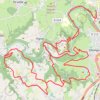 Itinéraire Rodez Agglomeration - Circuit 6 - Le bois de l’ours, distance, dénivelé, altitude, carte, profil, trace GPS