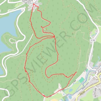 Itinéraire Celles sur Plaine, distance, dénivelé, altitude, carte, profil, trace GPS