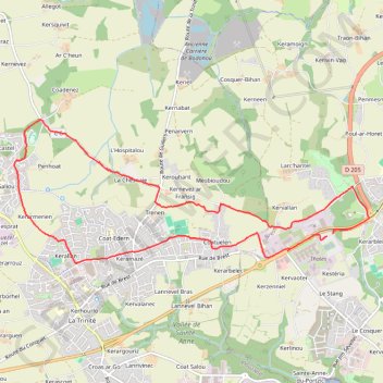 Itinéraire Montbarey Brest, distance, dénivelé, altitude, carte, profil, trace GPS