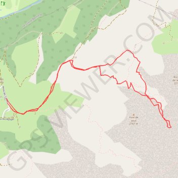 Itinéraire Tête de Paccaly, distance, dénivelé, altitude, carte, profil, trace GPS