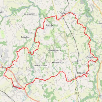 Itinéraire Tracé 20190815-083537, distance, dénivelé, altitude, carte, profil, trace GPS