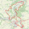 Itinéraire Boucle VTT depuis Cherisy, distance, dénivelé, altitude, carte, profil, trace GPS