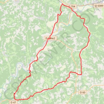 Itinéraire La Pitchoune 2022, distance, dénivelé, altitude, carte, profil, trace GPS