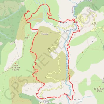 Itinéraire Boucle a Coaraze, distance, dénivelé, altitude, carte, profil, trace GPS