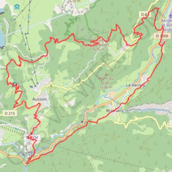 Itinéraire Vanoise Sud - Découverte des Balmes, distance, dénivelé, altitude, carte, profil, trace GPS