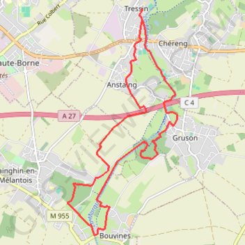 Itinéraire La Gariguette - Tressin, distance, dénivelé, altitude, carte, profil, trace GPS
