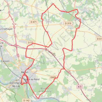 Itinéraire ESD 043, distance, dénivelé, altitude, carte, profil, trace GPS