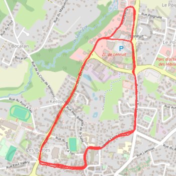 Itinéraire Foulées Questembertoise, distance, dénivelé, altitude, carte, profil, trace GPS