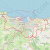Itinéraire Les Balcons de Cherbourg, distance, dénivelé, altitude, carte, profil, trace GPS