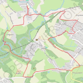 Itinéraire Randonnée au Mas de l'Aurence, distance, dénivelé, altitude, carte, profil, trace GPS