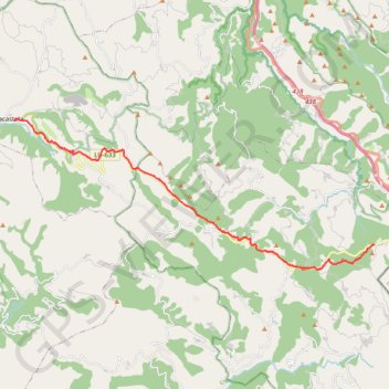 Itinéraire SE37-OCebreiro-Triacastela, distance, dénivelé, altitude, carte, profil, trace GPS