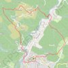 Itinéraire Jaujac Monteil-Echelette, distance, dénivelé, altitude, carte, profil, trace GPS