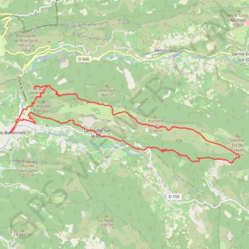 Itinéraire Randonnée Ubrieux et Chevalet, distance, dénivelé, altitude, carte, profil, trace GPS