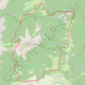 Itinéraire Le Tour du Mont Aiguille à pied, distance, dénivelé, altitude, carte, profil, trace GPS