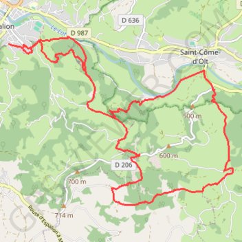Itinéraire jjjj, distance, dénivelé, altitude, carte, profil, trace GPS
