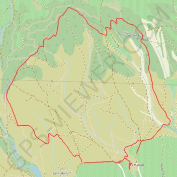 Itinéraire Randonnée Villegly, distance, dénivelé, altitude, carte, profil, trace GPS