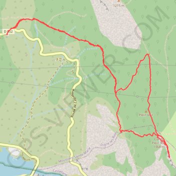 Itinéraire Moustiers, distance, dénivelé, altitude, carte, profil, trace GPS