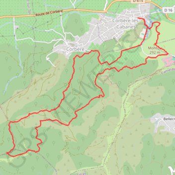 Itinéraire Move, distance, dénivelé, altitude, carte, profil, trace GPS