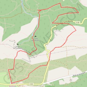 Itinéraire Huveaune facile ostrogo, distance, dénivelé, altitude, carte, profil, trace GPS