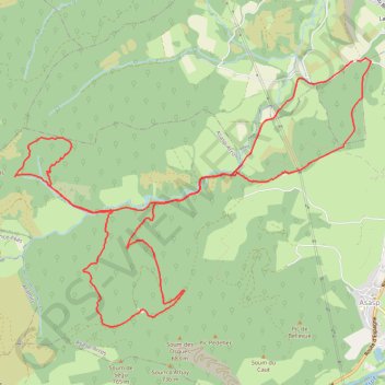 Itinéraire Forêt de Buguangue, distance, dénivelé, altitude, carte, profil, trace GPS